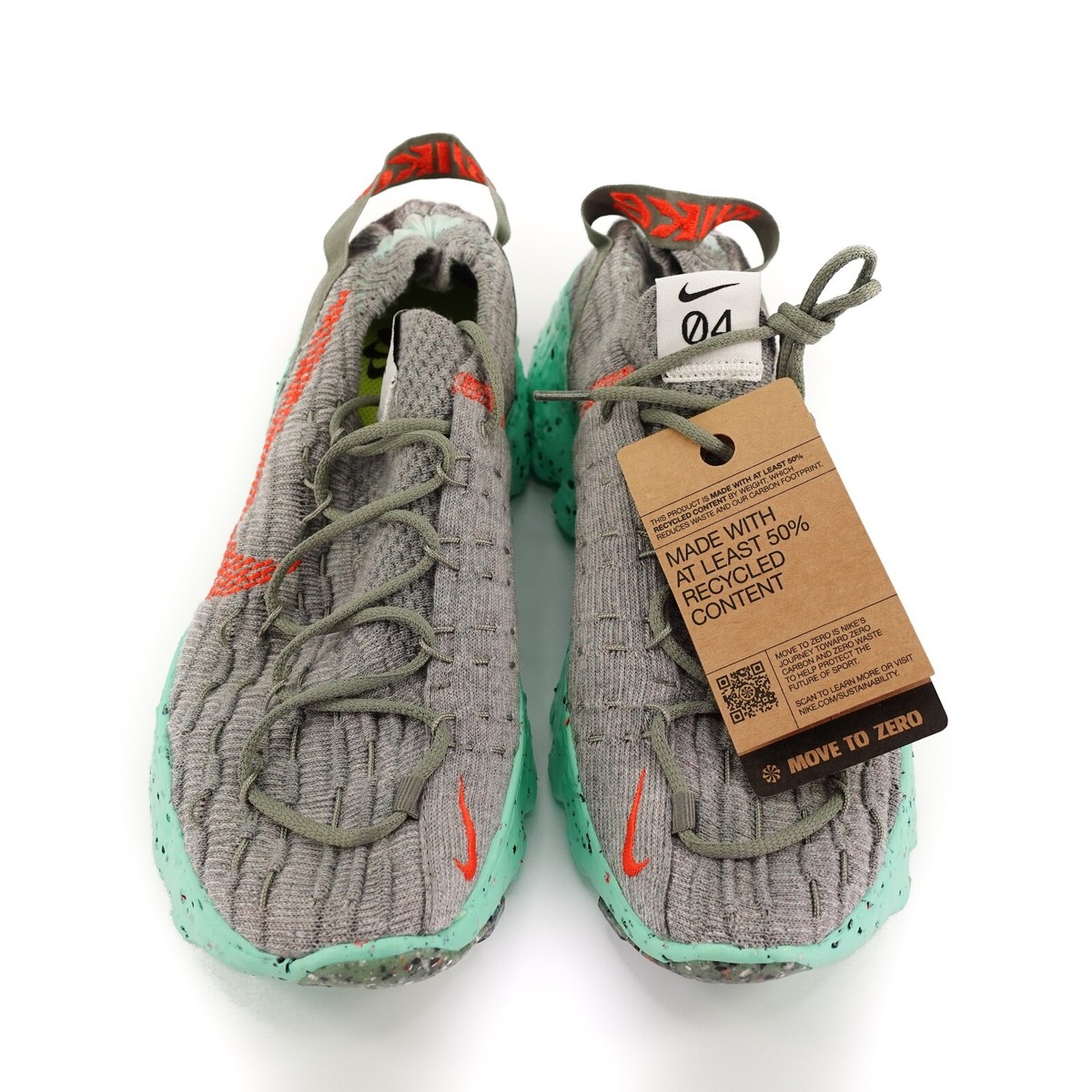 Nike Space Hippie 04 Green Glow Mens Shoes Size 10.5 CZ6398 