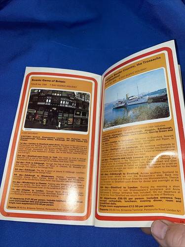 Vintage London Sightseeing with Evan Evans Tours 1977 Travel Brochure 30 Pages - Picture 10 of 12