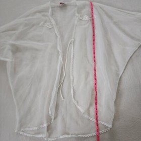 Vintage sheer kimono overlay medium lingerie