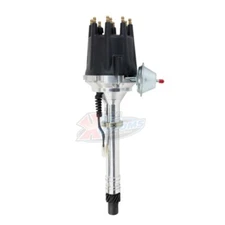 Chevy Small/Big Block Vac Adv Pro Billet Distributor Black Cap SBC BBC 350 383