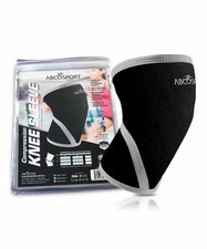 NWT ABCOSPORT Compression Knee Sleeve Sports Orthopedic Support Protective S,M,L