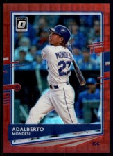 2020 Donruss Optic Pandora Red Prizm Adalberto Mondesi 79/79 Kansas City Royals