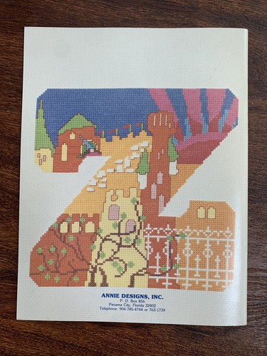 Annie Designs “This is… An Enchanting Alphabet” Cross Stitch Chart Book OOP 1983 - Picture 2 of 7