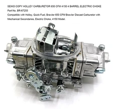 COPY 4BBL 650 CFM Brawler Double-Pumper Carburetor Electric Choke BR-67255