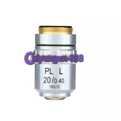 1-pcs new PLL20/0.40 160/0 metallographic achromatic object lens thread 20.2 mm