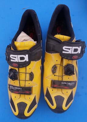 SiDi Dragon 4 carbon SRS mountain 46 EU / 11 US  mesh MTB 2-bolt Mens shoes
