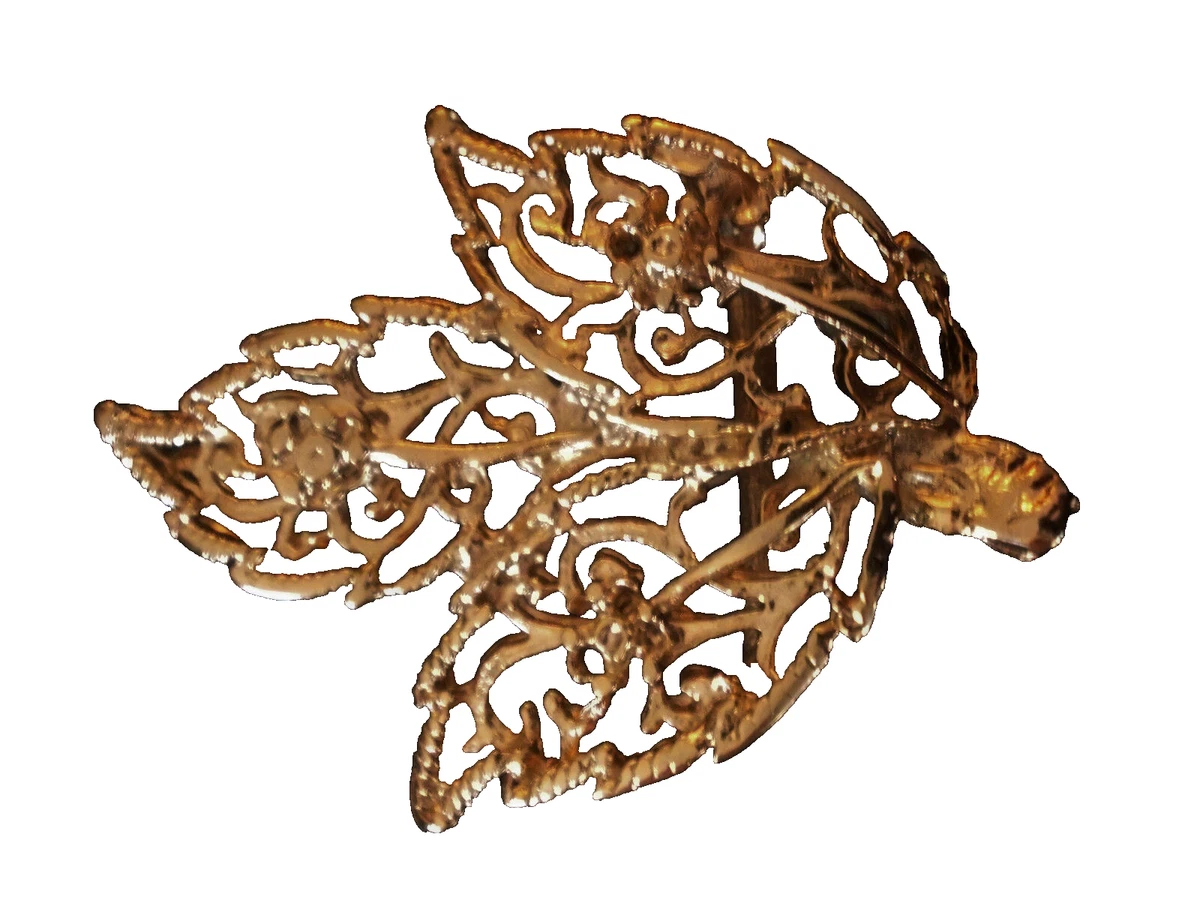 Ceinture top feuille doree