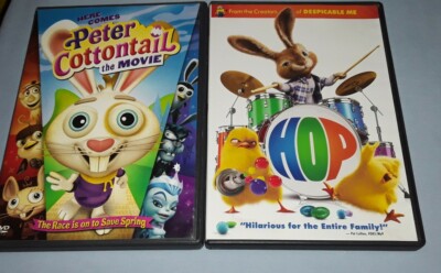 Here Comes Peter Cottontail: The Movie (DVD, 2005) + HOP (DVD, 2012) Easter