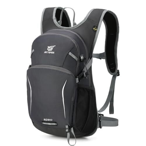 20L Ergonomically Designed Hiking Backpack in Dark Gray-image
