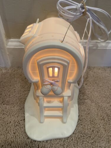 Dept 56 Snowbunnies Springtime My Woodland Wagon At Dragonfly Hollow Lighted EUC - Picture 1 of 7