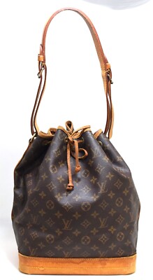 Auth Louis Vuitton Noé Shoulder Bag Monogram Canvas M42224 LV 49743