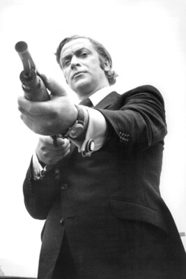 Michael Caine holds shotgun classic 24x36 Poster movie poster Get