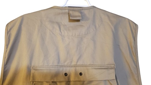 Master Sportsman Khaki Fishing Hunting Outdoors Rugged Gear Vest Fathers Day XL - Picture 3 of 21