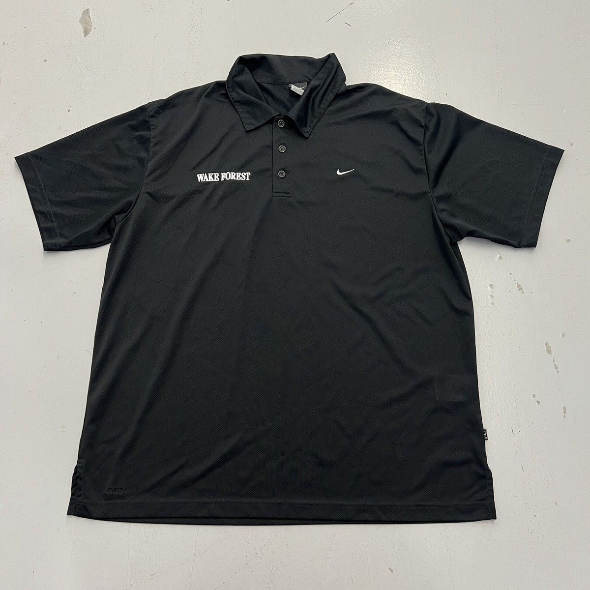 wake forest nike polo