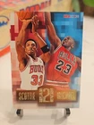 1996 Hoops head to head Michael Jordan - Scottie pippen #HH2 - ENN Cards