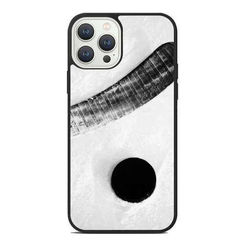 For iPhone SE XS XR Max 5 6 7 8 Plus Anti Fingerprint Love Ice Hockey Stick Puck - Picture 3 of 25