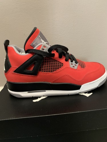 Nike Air Jordan 4 Retro GS Toro Bravo Fire/White-Red-Cement Grey Größe 4,5 Jugend - Bild 7 von 16