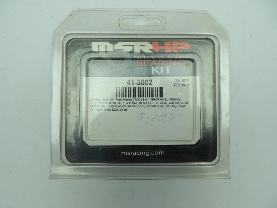 41-3602 MSR Nuevo Kit de Cojinete de Rueda Honda CR60 CR80R CR80RB CRF70F CRF80F W8025 Foto 2 de 2