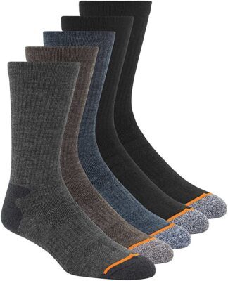#ad Weatherproof Vintage Men#x27;s Crew Socks Wool Blend Pack 5 Shoe Size 6 12 $21.99