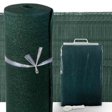 HDPE Zaun Sichtschutz 1,5m/1,8m Balkon Garten Windschutz Zaunblende 5–75m