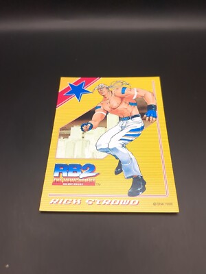 Rick Strowd #21 REAL BOUT FATAL FURY 2 KOF SNK Trading Card 1998