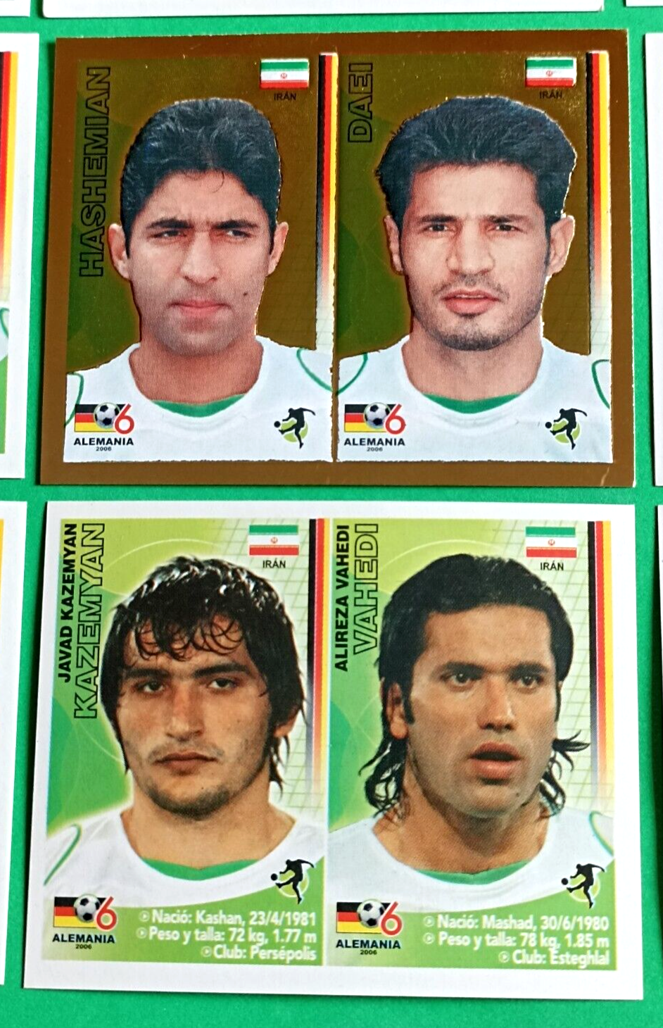 2006 Navarrete Germany World Cup FIFA VARIANT - E15 IRAN SOCCER TEAM Full