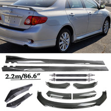 Carbon Fiber Front Bumper Lip Spoiler Side Skirt For Toyota Corolla 2009-2013 Carbon Fiber Front Bumper Lip Spoiler Side Skirt For Toyota Corolla 2009-2013