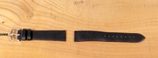 HIRSCH 20 MM Scratch Resistant Black Leather Watch Strap New