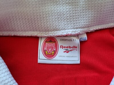 Liverpool 1996 - 1998 Home football Reebok shirt size 42/44 #9