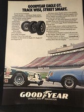 Pubblicità Goodyear Eagle GT Track Wise Street Smart Buick Regal NASCAR STAMPA