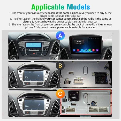 Qualcommchip Für Hyundai ix35 Tucson 09-15 CarPlay Android 13 Autoradio GPS 64G - Bild 3 von 14