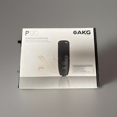 AKG P120 Condenser Microphone Black XLR Cardioid Studio Recording