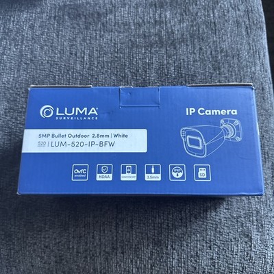 luma surveillance 520 series 5MP Bullet Outloor Camera 2.8mm - White