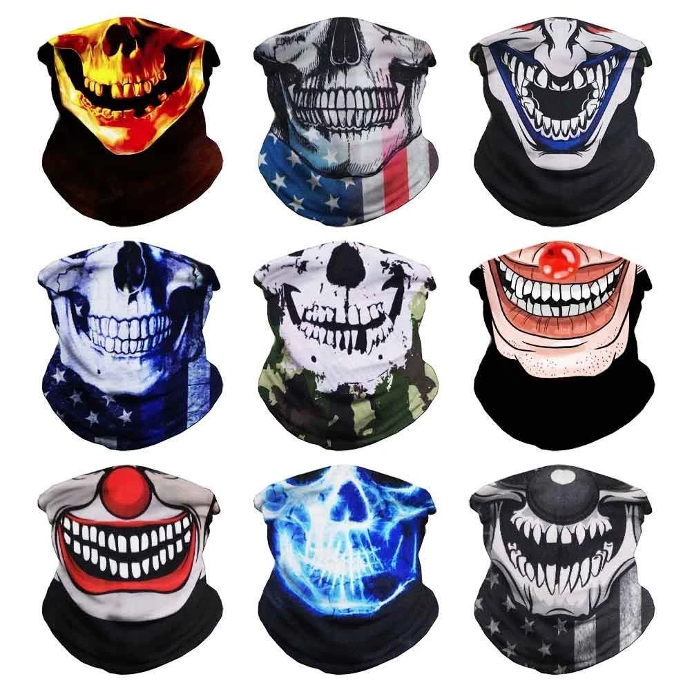 Headwear Bandana Head Wrap Face Scarf Mask Neck Warmer Balaclava for Sports (...