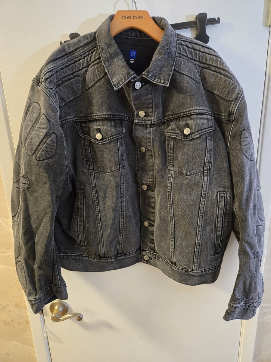 ジャケット・アウター Yeezy gap denim jacket yzy XS grey USA Yeezy Gap Padded Denim Jacket Washed Grey USA Size Medium | eBay