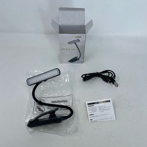 Unbranded LED Book Light, Black Clip-On USB Rechargeable