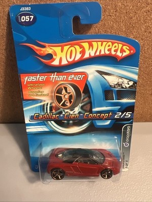 Hot Wheels FASTER THAN EVER FTE - CADILLAC CIEN CONCEPT - Dropstars #057