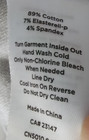 TALBOTS Silver Shimmer "FLAWLESS 5 Pocket" Jeans Sz 16P (26.5 Inseam) — photo 5
