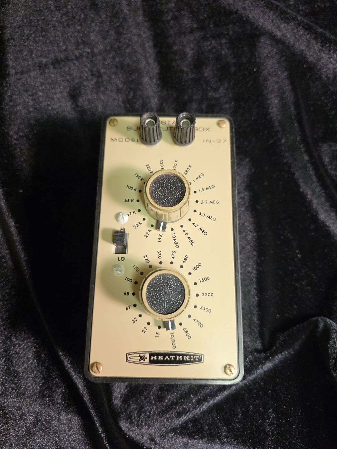 Heathkit Resistance Substitution Box Model IN-37 Working Properly All Ranges