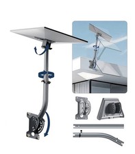 Starware M61 Starlink Gen 3 Pole Mount Kit-Adjustable Roof/Wall Bracket-Black