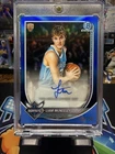 Topps 2025-26 Bowman Chrome Autographs Liam McNeeley Hornets #BCA-LM /150 Blue