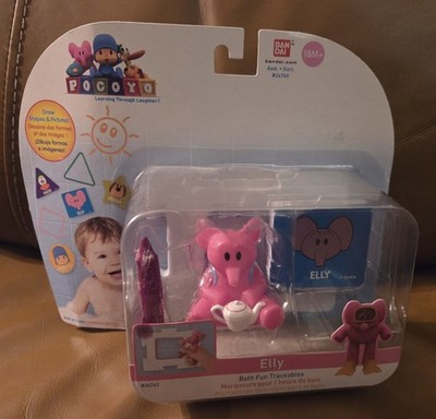 Pocoyo & Friends Elly Bath Fun Traceables Figure Toy 2011
