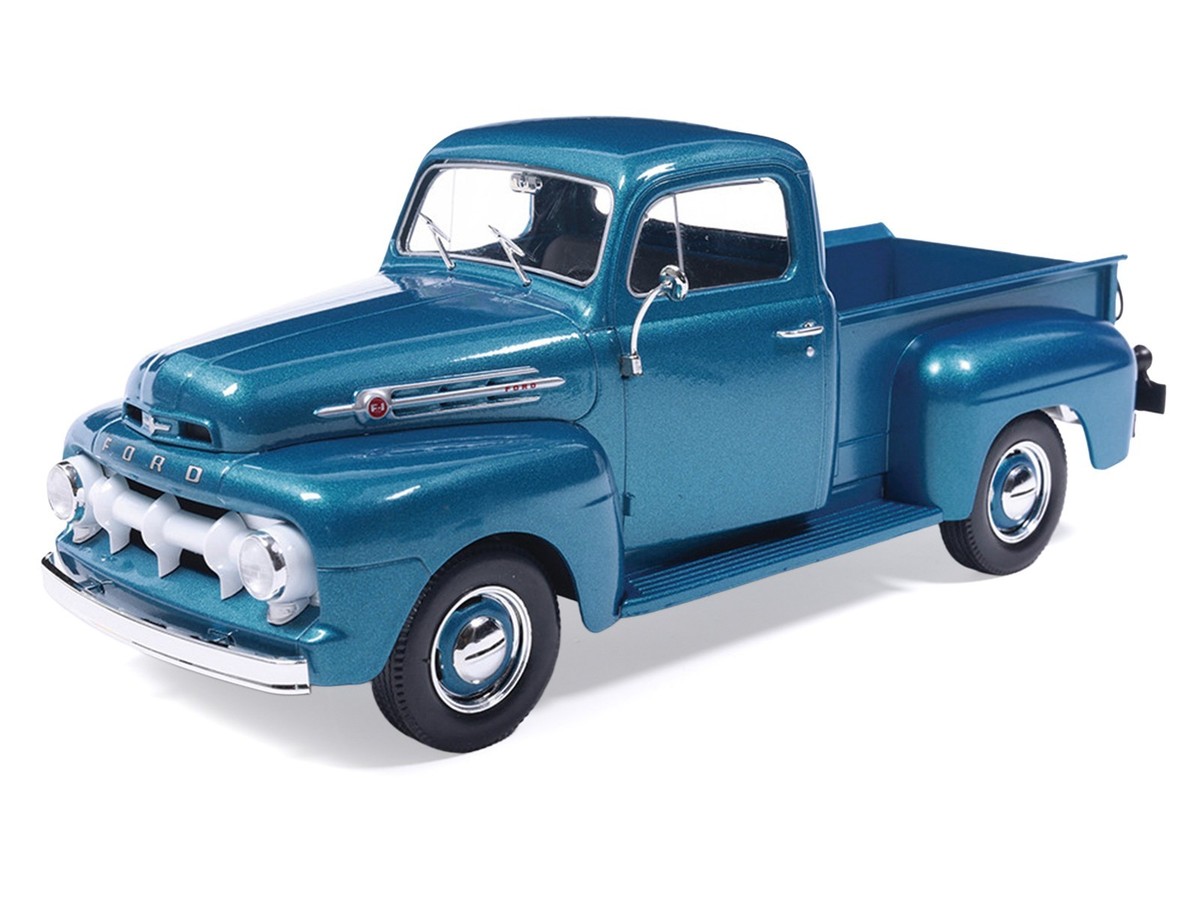 1952 FORD F1 PICKUP BLUE 1/24 DIECAST MODEL CAR BY IXO U24RDC004