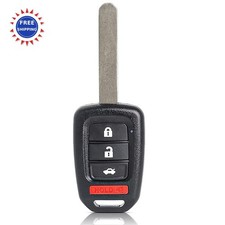 MechanMagic Key Fob Replacement Fits Honda Civic 2014 2015 Accord 2013 2015 ML