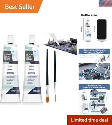 Waterproof Electronic Adhesive Sealant 100ml (Set of 2) - Fast Drying, Versatile