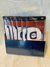 Box of 6 Premium Quality New Titleist Player Fine Cabretta Leather Golf Gloves