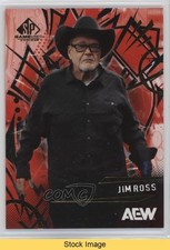 2025 SP Game Used AEW Red Jim Ross #42 HOF READ 6kv