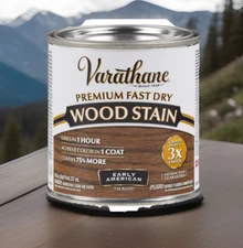 Varathane Fast Dry Wood Stain Early American One Coat Oil Based 1 Quart