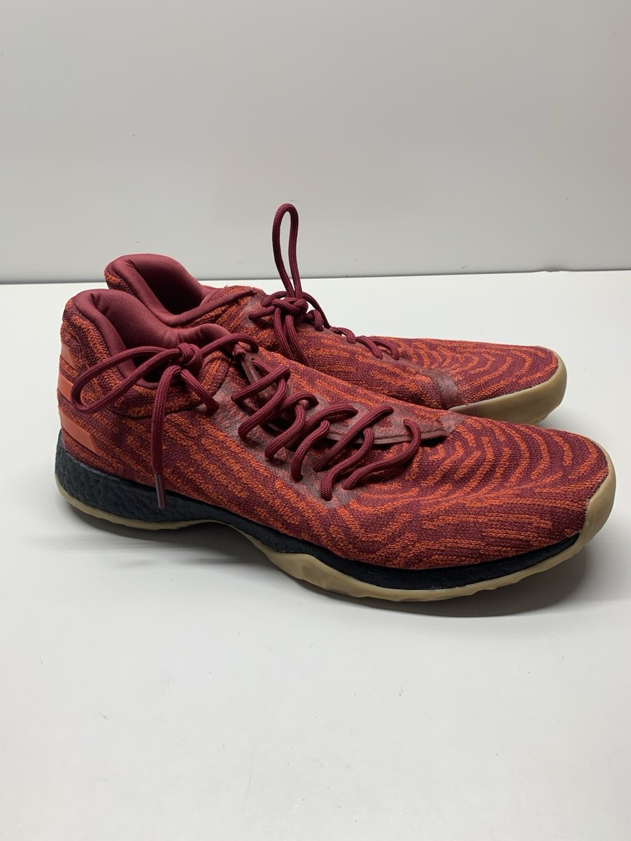 Adidas Harden LS Primeknit Collegiate Burgundy Gym Shoes Men’s Size  12