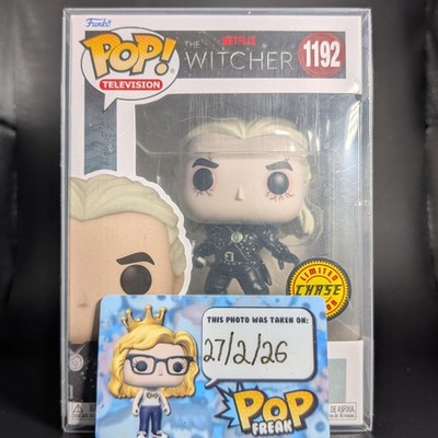 FUNKO POP! Vinyl Figure Television RARE The Witcher #1192 Geralt Chase